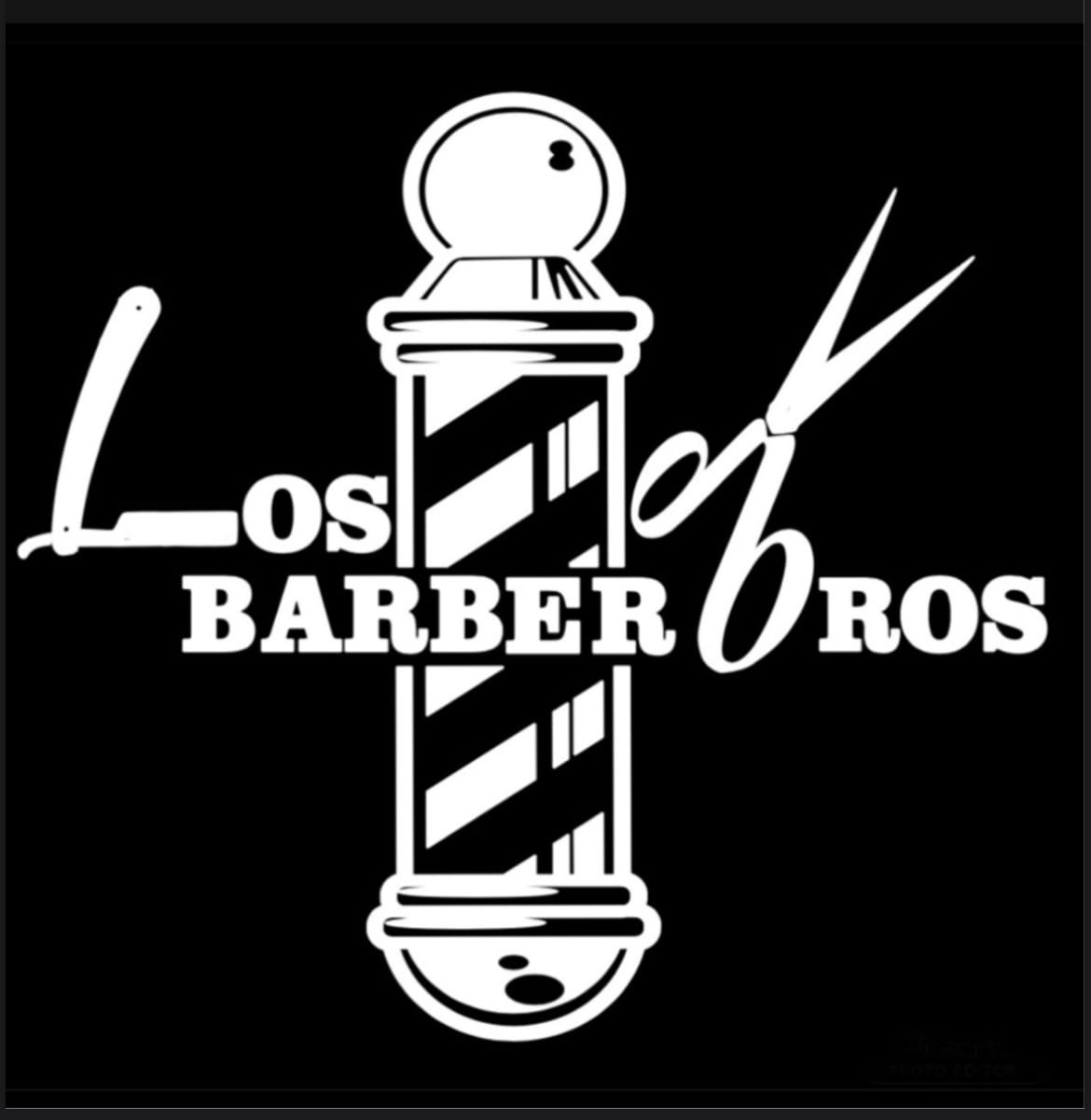 Los Barber Bro's Barbershop logo